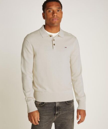 Tommy Jeans Slim Essential Polo Sweater - 799 DKK!