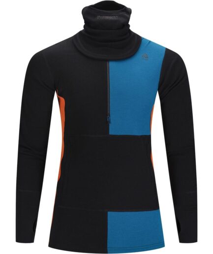 Aclima Mens Warmwool Hood Sweater Zip Small