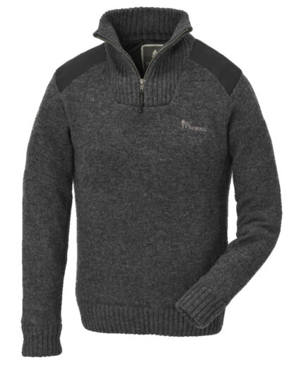 Pinewood Hurricane Sweater Dame - Mørkegrå Melange Tilbud