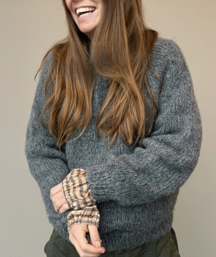 Uld Alpaca Sweater Grå