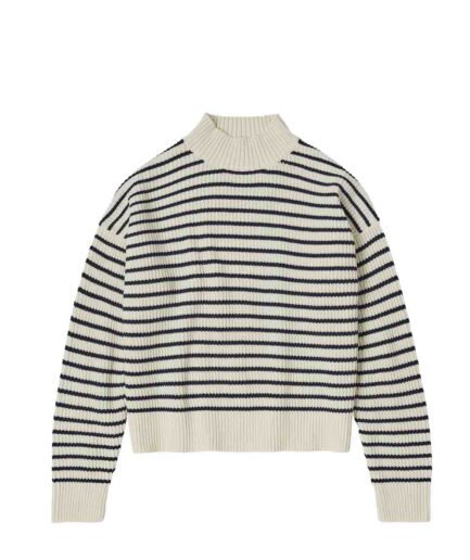 Fub Mørkeblå Stribet Sweater - Fantastisk Tilbud til 845 DKK!