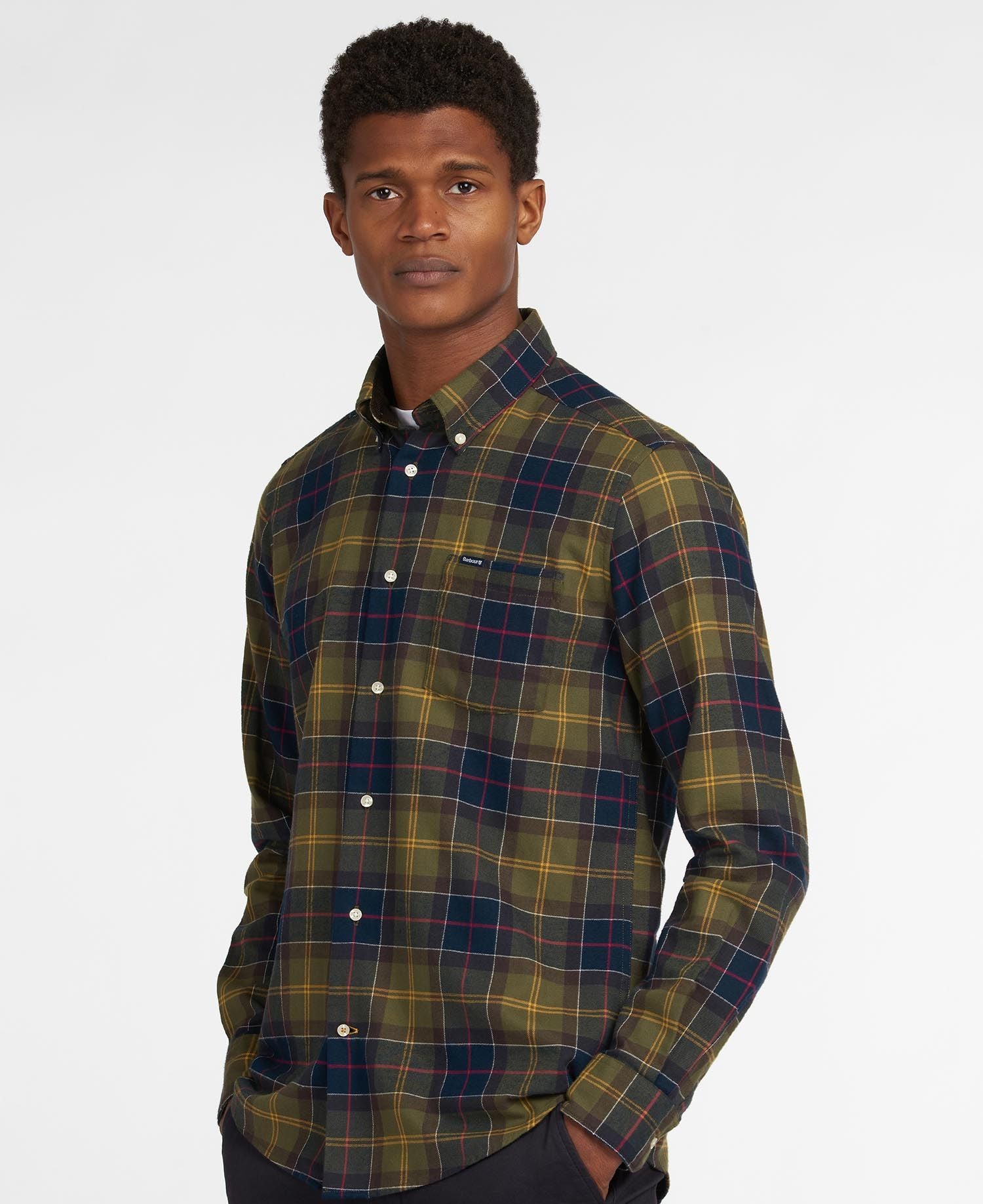 Barbour Herre Skjorte Fortrose Classic Tartan - Tilbud!