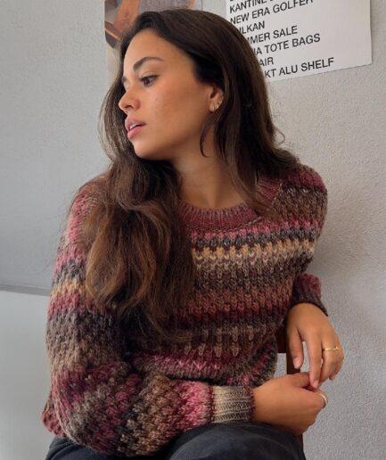 Noella Sweater Gio i Rust Mix - Trendy Must-Have til 798 DKK