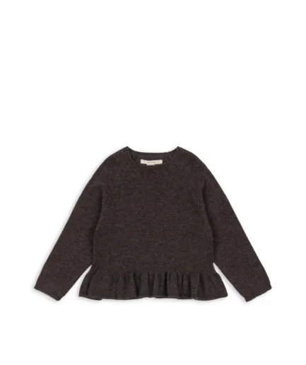 Kathy Sweater i Brun Melange fra Konges Sløjd - Tilbud!