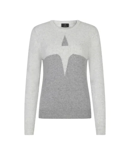 Trolle Cashmere & Uld Sweater i Lys Grå - Eksklusiv Stil